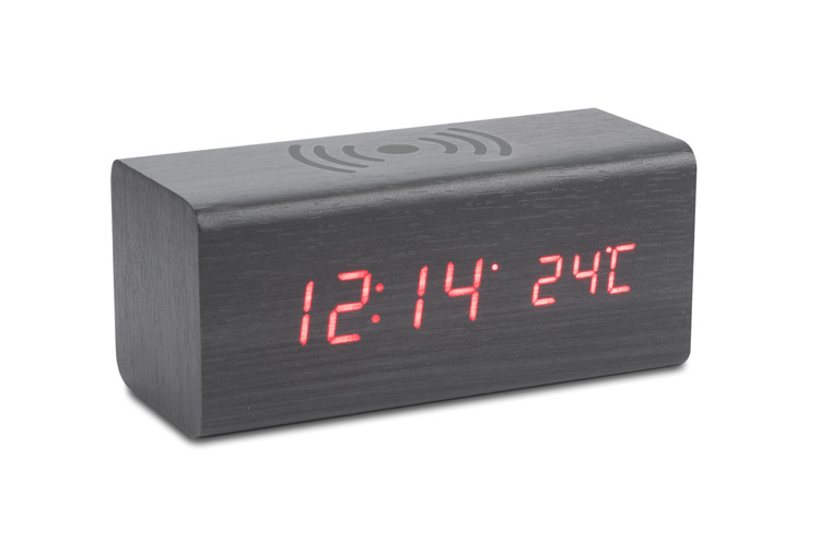 Desk clock with wireless charger CORNELL
