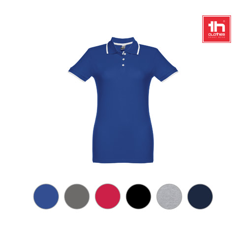 THC ROME WOMEN. Ženska slim polo majica