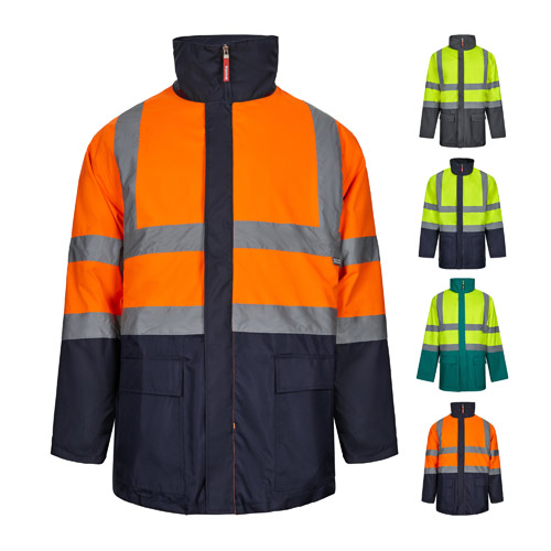 VL JUNO. Dvobojna 4-u-1 parka (180g/m²), od poliestera (100%) s PU premazom