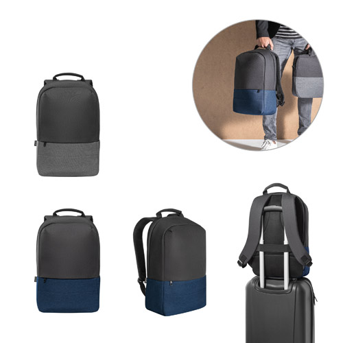 GENOA BPACK. Ruksak protiv krađe od 600D recikliranog poliestera visoke gustoće