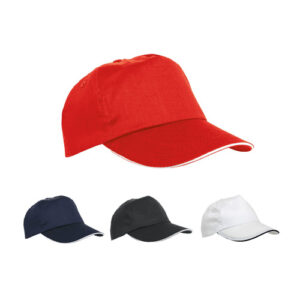 CLAIRE. Kapa sa sendvič šiltom od 100% poliestera s otvorima